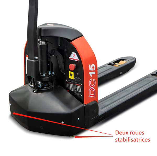 Transpalette électrique Stabilisée ELEP-15A -1500kg Batterie 24V-30AH – Image 4