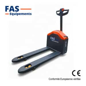 Transpalette électrique NBD15Q01LD Eligible aide CNAM -1500kg (sans livraison)